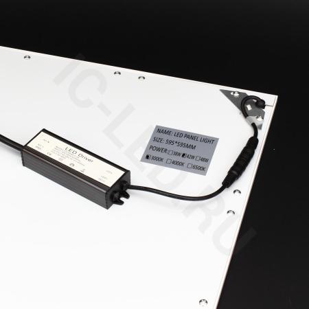 Светодиодная панель ультратонкая S L600 B79 (42W, 220V, warm white)