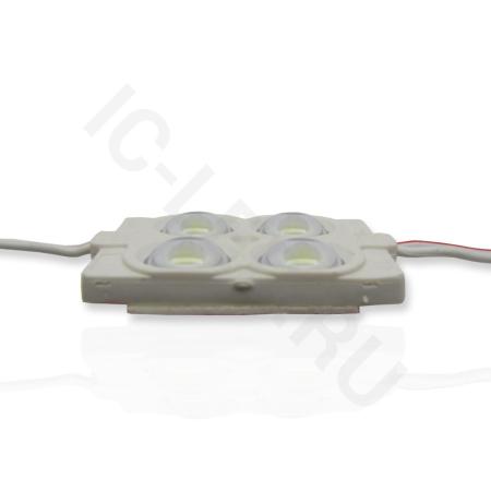Светодиодный модуль квадратный 2835 MOD24 (2W, 12V, Cool White)