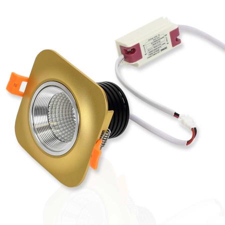 Светодиодный светильник Spotlight AR28 gulch gold (7W, Warm White)