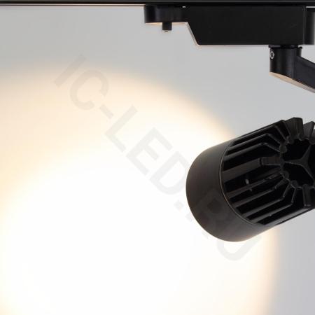 Светодиодный светильник трековый GDD-147 3L 3X20 (10W, warm white)