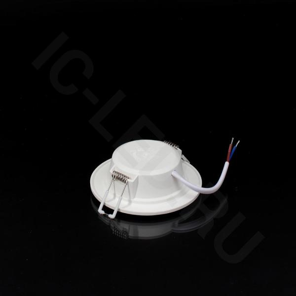 Светодиодный светильник  OM2 (220V, 4W, round D92mm, day white)