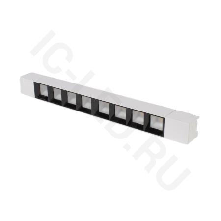 Светильник трековый светодиодный GD-DX-20 2L PXN6 (220V, 20W, day white, 342mm, белый корпус)