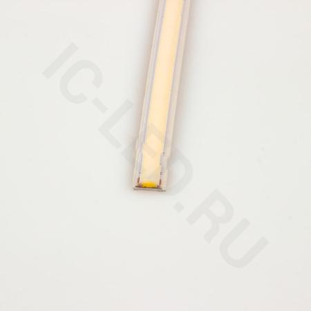 Светодиодная лента 220VAC, COB 280 chip/m, 15W/m, day white, IP68, 100mm cut, LN806