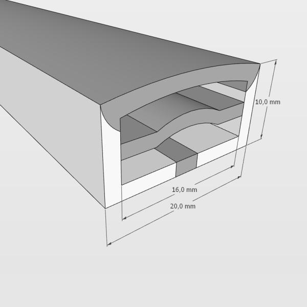 Cиликоновая оболочка T2010 S28 (20*10mm, pcb 12mm)