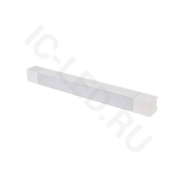 Светильник трековый светодиодный GD-FG-20 2L PXN2 (220V, 20W, day white, 342mm, белый корпус)