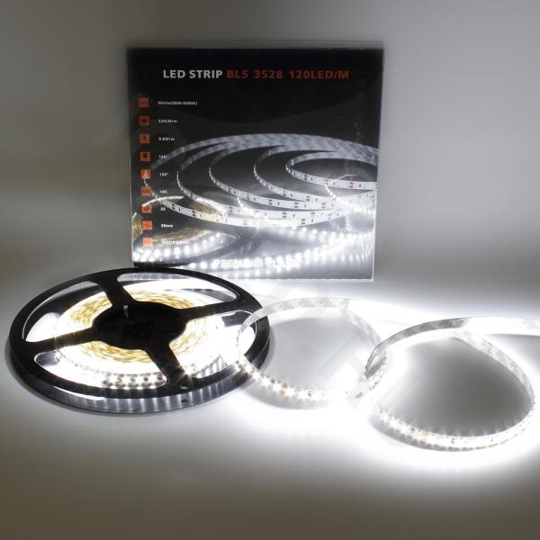 Светодиодная лента Class Premium, 3528, 120 led/m, White, 12V, IP33, A1