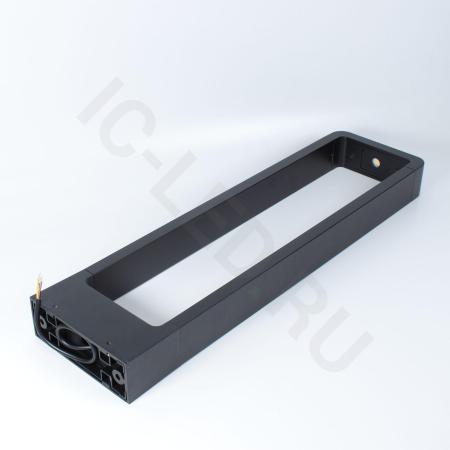 Уличный светильник столбик JH-BD-B16 DHL36 (220V, 7W, черный корпус, 600mm, IP65, warm white)