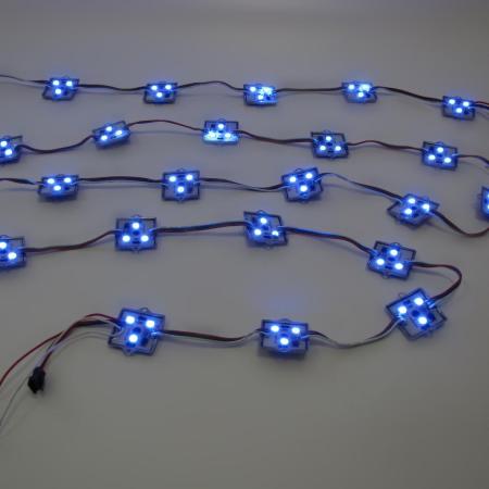 Светодиодный управляемый модуль MS107 M3535-12V-3Led-smd5050-WS2811