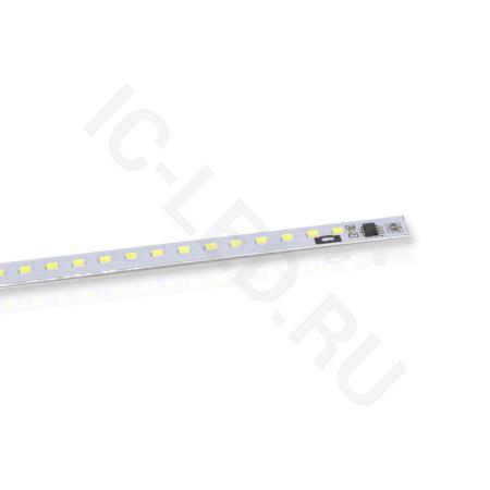 светодиодная линейка 2835, 72 led, 220v, 12w, 865mm, d191, warm white