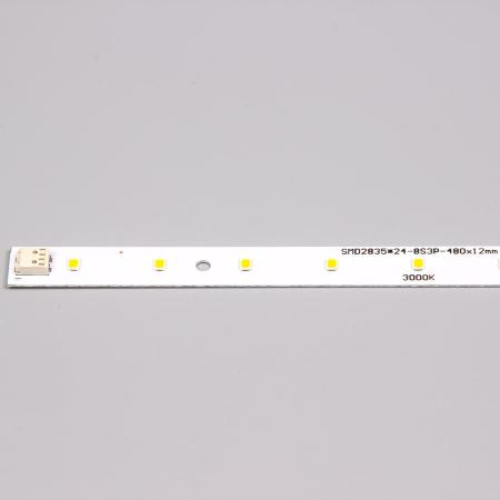 Светодиодная линейка для Армстронга" SL-24 2835 24led warm white 3000K 22-27V 350mA 9W ARM32"