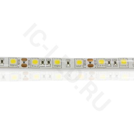Светодиодная лента LUX class, 5050, 60 led/m, Warm White,12V, IP65 