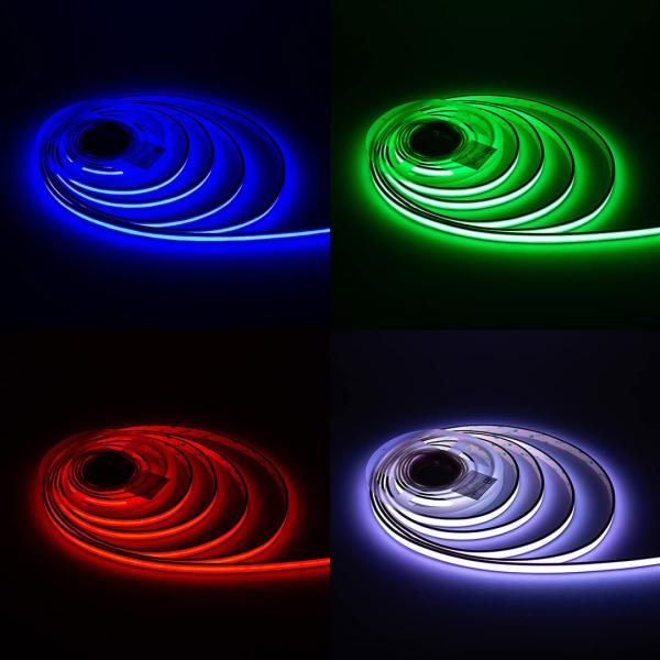 Светодиодная лента COB N1204W, 840 chip/m, RGB, 24V, 15W/m, P12, IP67, R28