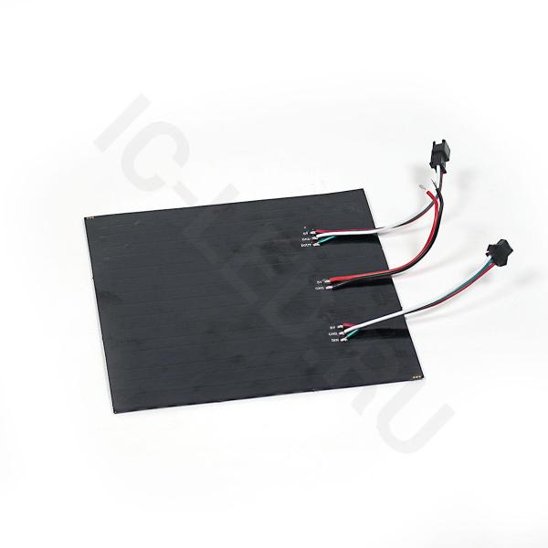 Светодиодный видеомодуль гибкий WM2 (5V, 16x16pix, RGB WS2811) 