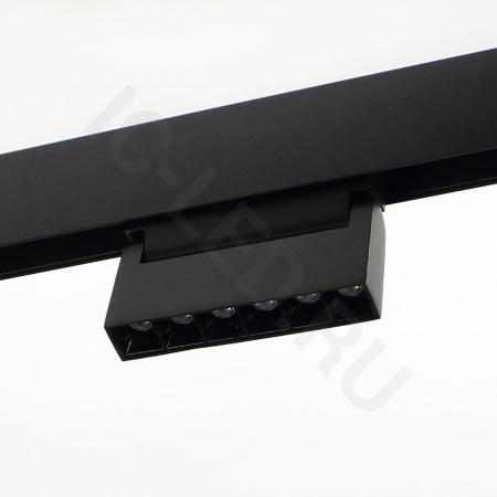 Светодиодный светильник трековый магнитный 20мм JH-ZD06C MX47 (6W, 48V, day white)