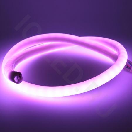 светодиодный гибкий неон круглый 18 мм 220v rgb ln413