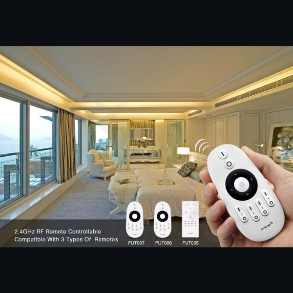 Диммер Mi-Light FUT035 P822 (CCT+Brightness, 12-24V, 144-288W) Диммер Mi-Light FUT035 P822 (CCT+Brightness, 12-24V, 144-288W)