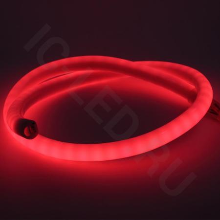 светодиодный гибкий неон круглый 18 мм 220v rgb ln413