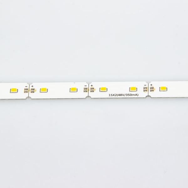 Светодиодная линейка токовая сегментированная AN3, 2835 30led 48V 350mA 17W day white 498x12mm Светодиодная линейка токовая сегментированная AN3, 2835 30led 48V 350mA 17W day white 498x12mm