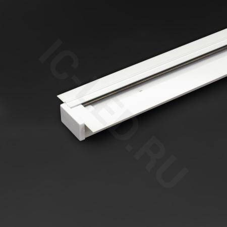 Трек для спотов встраиваемый 2L 2м NX46 (однофазный", 2 провода, белый)"