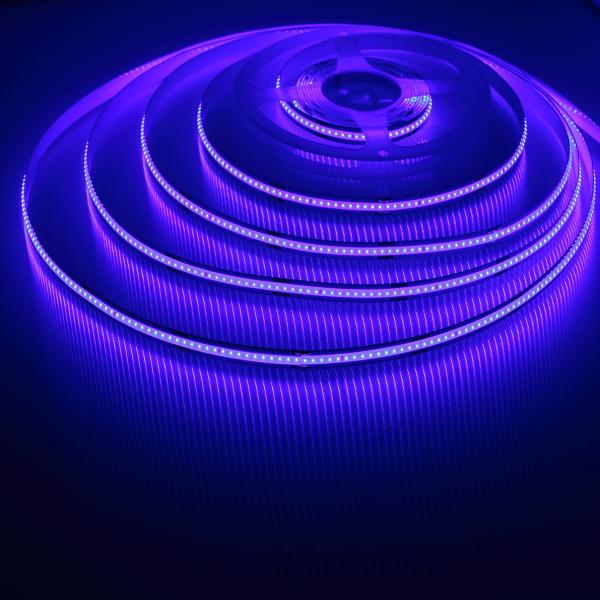 Светодиодная лента COB, 336 chip/m, blue, 12V, IP20, A233