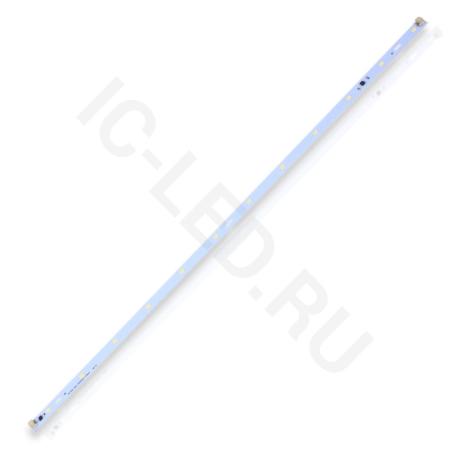 светодиодная линейка 2835, 12 led, 220v, 5w, 595mm, d176, warm white