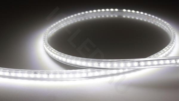 Светодиодная лента 220V, 2835 120 led, white, 120A, IP68