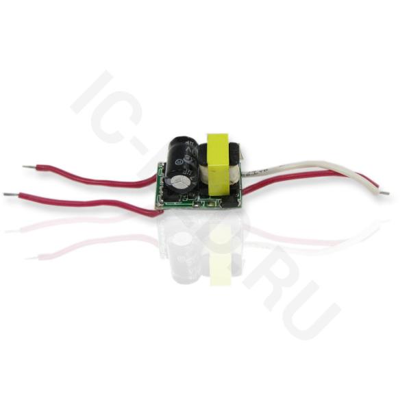 Светодиодный драйвер бескорпусной LD25 (220V, 3W, 300mA)