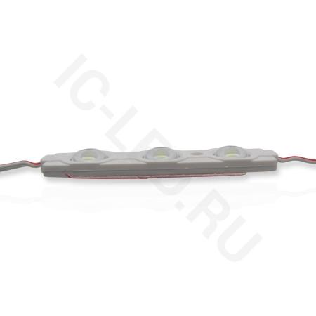Светодиодный модуль прямоугольный 2835-3 ZB3T (1,5W, 12V, Cool White)