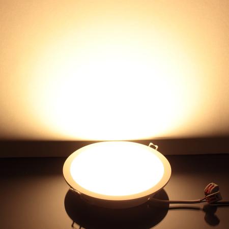 Светодиодный светильник  OM10 (220V, 15W, round D170mm, warm white)