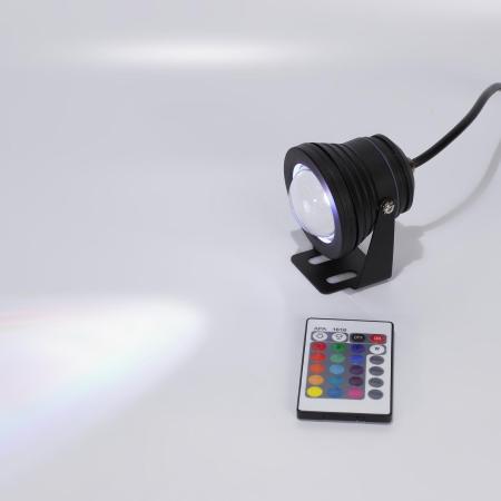 Светодиодный прожектор RB10RGB+IR REM CONTROL (10W, 220V, RGB)