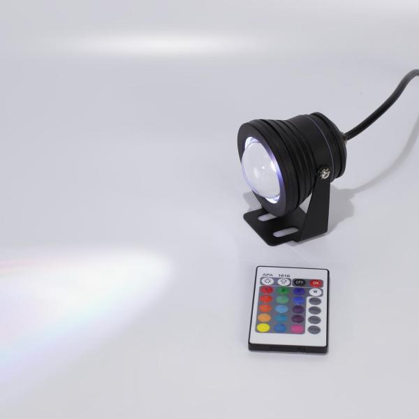 Светодиодный прожектор RB10RGB+IR REM CONTROL V17 (10W, 220V, RGB)