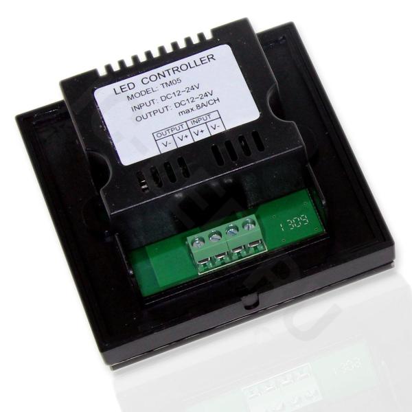 Сенсорная панель диммер TP005 (12-24V, 96-192W) Сенсорная панель диммер TP005 (12-24V, 96-192W)