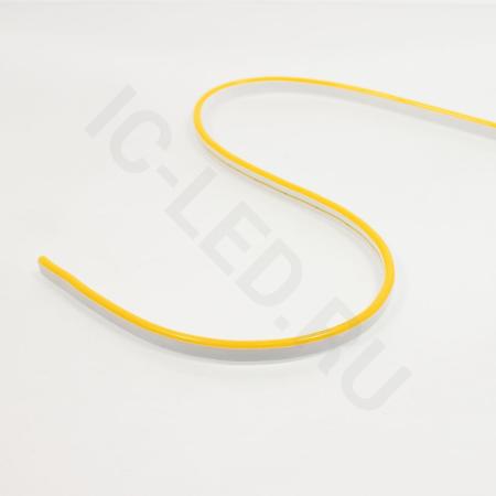 светодиодный гибкий неон 5*12, 12v yellow ln507