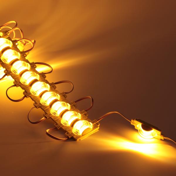 Светодиодный модуль 3 led 2835 MOD108 (12V, 1.5W, yellow, IP65) Светодиодный модуль 3 led 2835 MOD108 (12V, 1.5W, yellow, IP65)