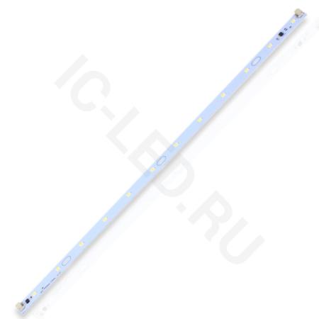 светодиодная линейка 2835, 12 led, 220v, 6w, 450mm, d185, warm white