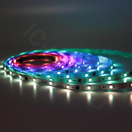Светодиодная лента LUX class, 5050, 30 led/m, A33, RGB-SPI (WS2811A), 12V, IP33 