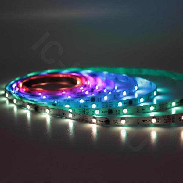 Светодиодная лента LUX class, 5050, 30 led/m, A33, RGB-SPI (WS2811A), 12V, IP33 