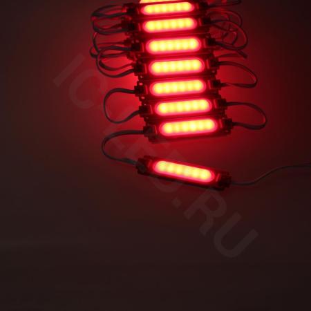 Светодиодный модуль 5730-6 MOD80 (12V, 1.5W, red, IP44)
