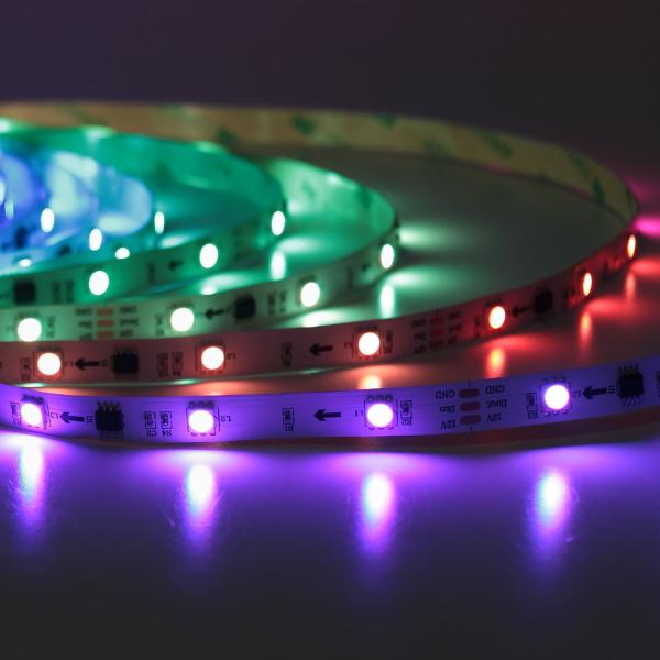 Светодиодная лента LUX class, 5050, 30 led/m, A33, RGB-SPI (WS2811A), 12V, IP33 