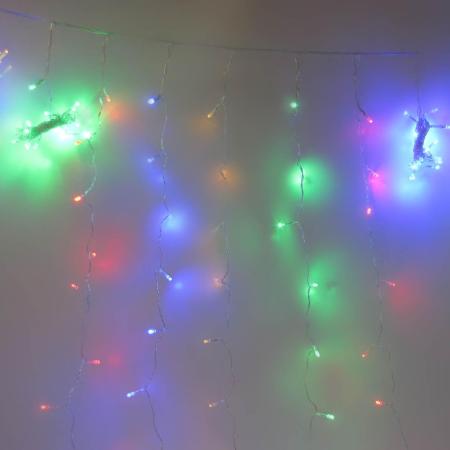 Светодиодная новогодняя гирлянда Штора" RGB 600Led"