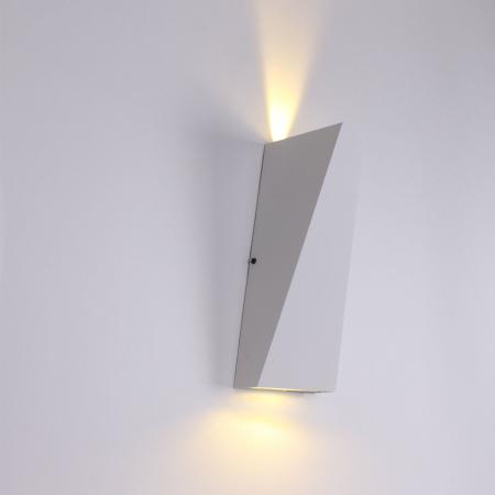 Светодиодный светильник JH-BD06 DHL18 (220V, 2х3W, белый корпус, warm white)