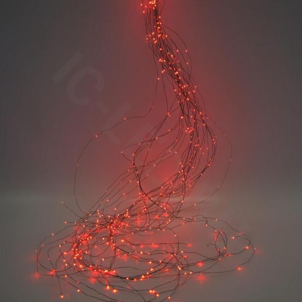 Светодиодная гирлянда Капелька" (350Led, Red)"