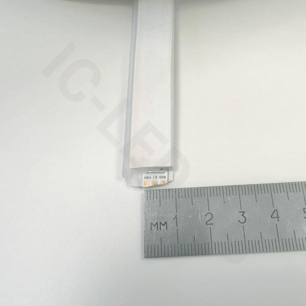 Светодиодный гибкий неон RGB-SPI 3838, 72led/m, 24pix/m, WS2811, 12V, 12W/m, IP65, 6.5x16.5mm, LN211