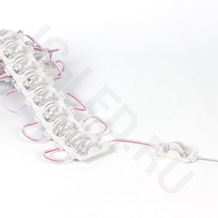 Светодиодный модуль 3 led 2835 MOD109 (12V, 1.5W, rgb, IP65)