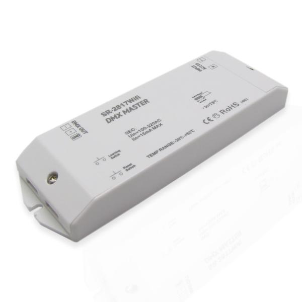 Декодер DMX SR-2817WI (8зон,WiFi 220v) Декодер DMX SR-2817WI (8зон,WiFi 220v)