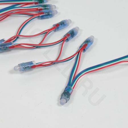 Светодиодный модуль MOD77 (5V, RGB, 8mm) Светодиодный модуль MOD77 (5V, RGB, 8mm)