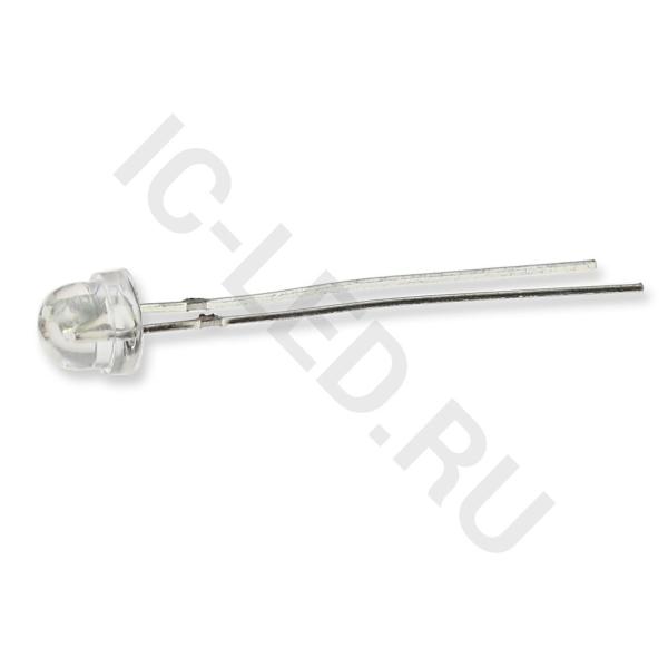 Светодиод ICL-4,8mm LE25 (blue, 600-900 mcd, 120deg., clear)
