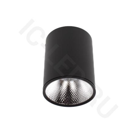 Светодиодный светильник накладной JH-MZ-T18W B98 (220V, 18W, черный корпус, day white)