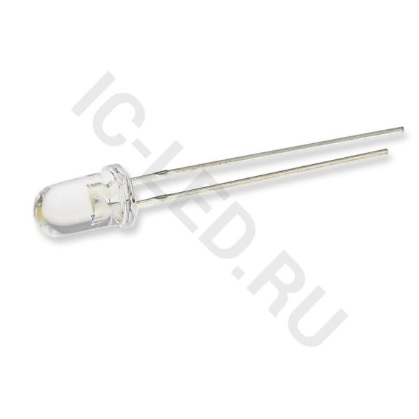 Светодиод ICL-5mm LE43 (yellow, 1500-2000 mcd, clear)