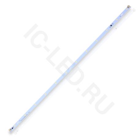 светодиодная линейка 2835, 12 led, 220v, 5w, 595mm, d176, warm white